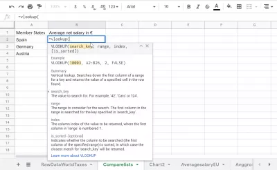 Kuinka tehdä Vlookup Google Sheetsissä? : Suoritetaan Google Sheet -näkymä