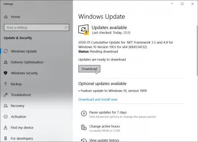 已解決：Windows 10程序文本不再顯示 : Windows Update簽入檢查更新程序