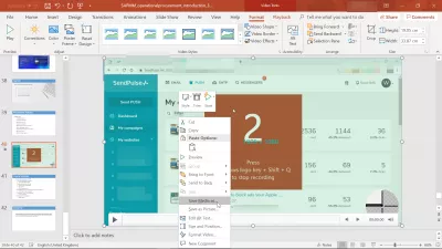 Jak Zaznamenat Windows Zdarma S Aplikací Powerpoint? : Vložení záznamu obrazovky aplikace PowerPoint do prezentace prezentace PowerPoint