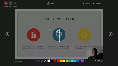 Jak Bezpłatnie Nagrywać Ekran Systemu Windows Za Pomocą Programu Powerpoint? : Tworzenie nagrania wideo przedstawiającego twarz w celu dodania do eksportu wideo