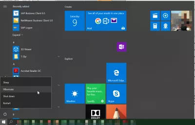 Add hibernate to Windows 10 : Sleep and hibernate added to Windows 10