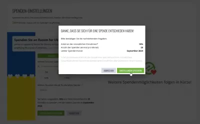 Machen Sie eine Pledge-Website: Treten Sie dem 10-Prozent-Pledge mit dem Ezoic-Spendenportal bei : Sich dafür entscheiden, einen Prozentsatz der monatlichen Einnahmen der Website für wohltätige Zwecke zu spenden