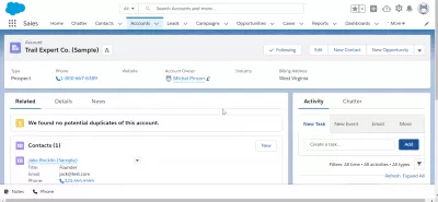 Как да персонализирате началната страница на Salesforce Lightning : Раздел Персонализирани акаунти