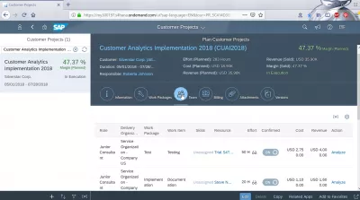 Kako analizirati projekt kupca u SAP Cloudu? : Analiza korisničkog projekta u SAP Cloudu
