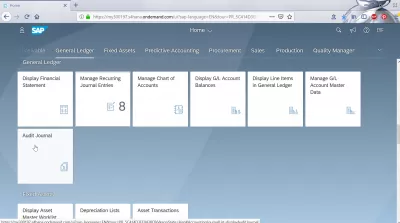 כיצד להשתמש ביומן הביקורת של SAP FIORI? : SAP פיורי Audit journal application tile