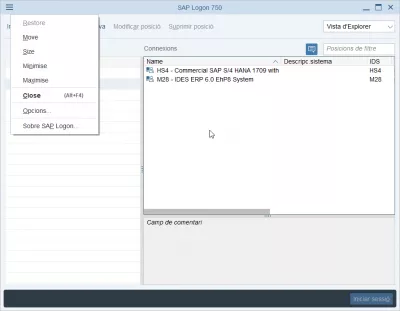 שנה את שפת הכניסה של SAP NetWeaver בשני שלבים פשוטים : כניסה של SAP בקטלונית