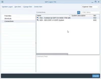 Modifica la lingua di accesso di SAP NetWeaver in 2 semplici passaggi : Accesso SAP in inglese