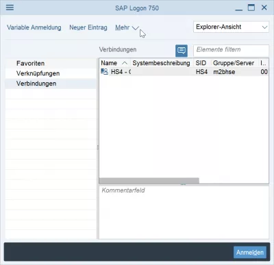 Modifica la lingua di accesso di SAP NetWeaver in 2 semplici passaggi : Accesso SAP modificato in lingua tedesca