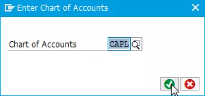 Message FF709 error in account determination: table T030K : Opening chart of account with error