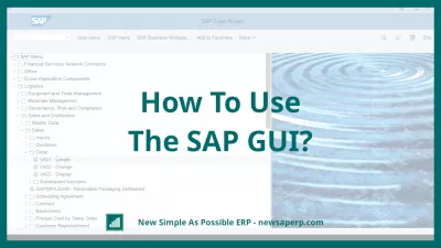 Cách Sử Dụng SAP GUI?