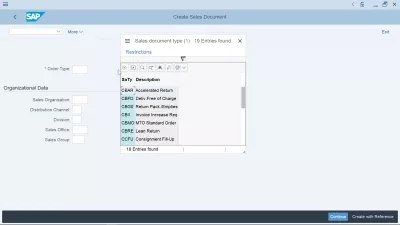 Jak Používat SAP GUI? : Kontextová nápověda pro vstupní pole SAP