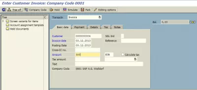 Invoice mass reversal in SAP : SAP customer invoice tcode FB70