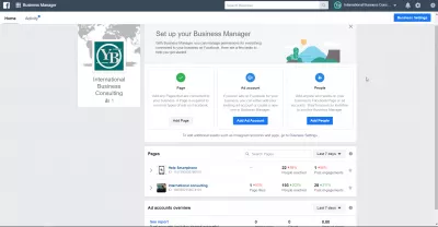 Facebook Business Page Manager Beginner's Guide : Facebook pages added to business manager