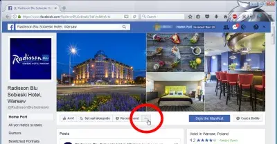 Facebook jak jako twoja strona : Podobnie jak lokalizacja przycisku strony