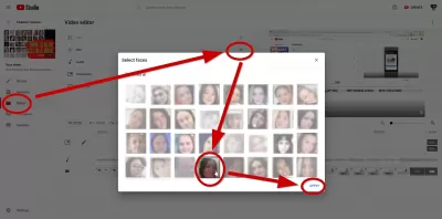 Si të turbulloni fytyrat në një video falas me YouTube? : Zgjidhni fytyrat për të turbulluar në video duke përdorur Redaktorin Falas Studio YouTube