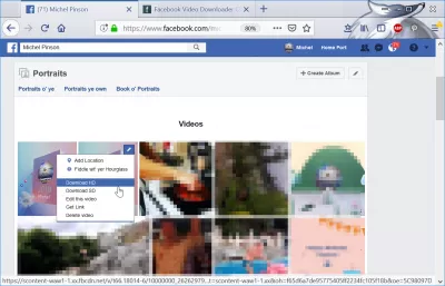 Kuidas alla laadida Facebook aasta video arvutisse : Kuidas alla laadida HD video Facebookist