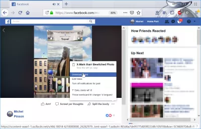 Kuidas alla laadida Facebook aasta video arvutisse : Laadige alla videod Facebookist when playing video