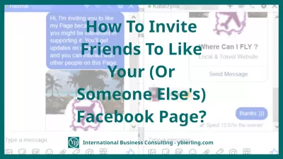 Kuinka Kutsua Ystäviä Pitämään (Tai Jonkun Muun) Facebook-Sivusta? : Kutsu viesti kuin Facebook-sivulle
