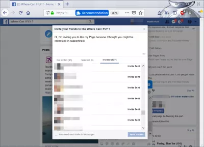 Jak Pozvat Přátele, Aby Se Vám Líbili Na Vaší Facebookové Stránce (Nebo Někoho Jiného)? : Žádná možnost zrušit pozvánku na stránku Facebook