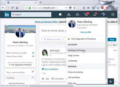 Linkedin: Actively Seeking Employment Setting Explained : How to hide your profile on LinkedIn - or show it