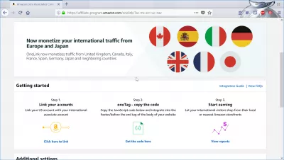 Amazon Associates OneLink - lidhja shoqërore universale Amazon : Amazon lidhja affiliate globalizer