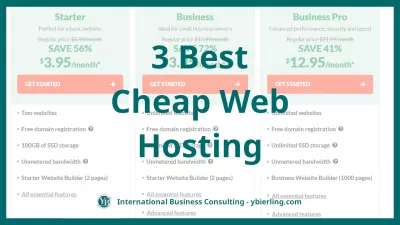 Suosituimmat 3 Parasta Halpaa Web-Hosting-Palvelua