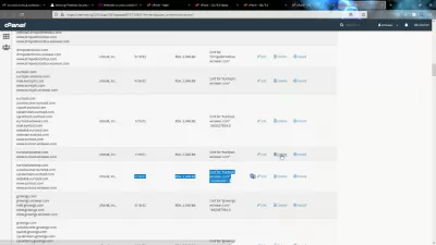 CPanel AutoSSL ne se renouvelle pas : comment réinitialiser AutoSSL ? : Supprimer un certificat SSL expiré dans CPanel