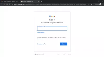 Comment créer un compte Google Cloud? : Création d'un compte pour obtenir de l'espace de stockage gratuit avec une adresse de messagerie externe