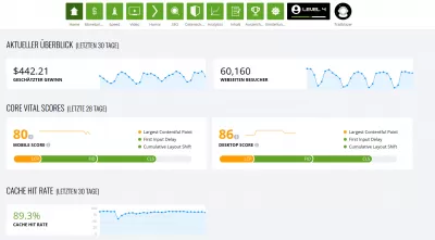 Ezoic Cloud-Rezension : Ezoic-Haupt-Dashboard