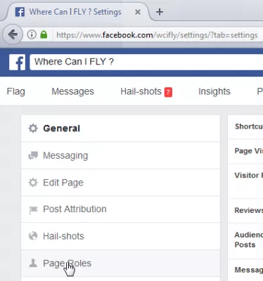 Hur Byter Jag Facebook-Sidägare? : Hitta sidan Roller-menyn i sidinställningarna