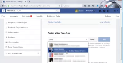 Com Canviar El Propietari De La Pàgina De Facebook? : Seleccioneu un nou administrador d'usuaris de Facebook