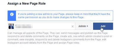 Kaip Pakeisti „Facebook“ Puslapio Savininką? : Pridėti naują administratorių
