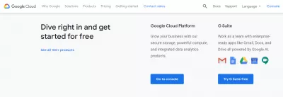 Why Google Cloud has Acquired the Cloud Computing scenario? : Google Cloud services: Google Cloud Platform and GSuite