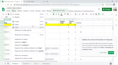 How to change language in Google? : Google sheet language switched to French