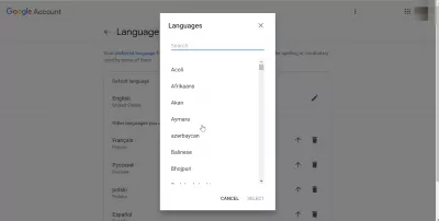 Hoe verander je de taal in Google? : Selecting language to use for Google zoeken