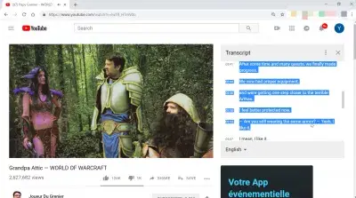 Comment extraire des sous-titres de vidéos YouTube? : Comment obtenir la transcription YouTube à côté de la vidéo et la télécharger