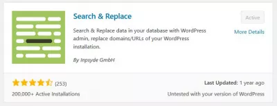 How To Fix Mixed Content Warning In Wordpress In Easy Steps : Search and Replace WordPress plugin