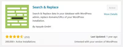 Cum să remediați avertismentul de conținut mixt în Wordpress în pași simpli : Căutați și înlocuiți pluginul WordPress