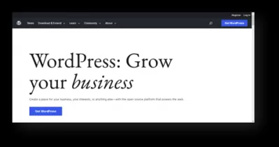 How To Install WordPress On A Hosting Account? : Greetings from the main screen of the WordPress site