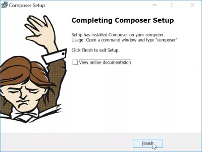 Com instal·lar finestres del compositor : S'ha instal·lat correctament el compositor