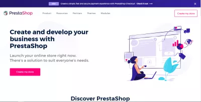 How to make money online for beginners? : PrestaShop online shop main page