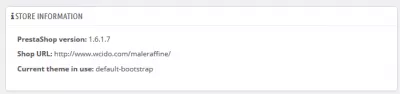Prestashop 1.6 change shop base URL : configuration with old URL 