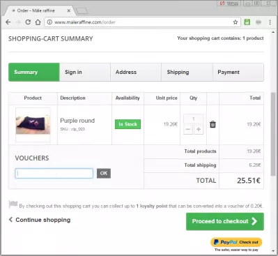 Prestashop how to create discount and voucher codes (percentage, fixed amount, ...) : Order without percentage discount