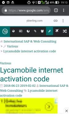Solve the tag 'amp-ad extension .js script' is missing : AMP page display of a website for Lycamobile internet activation code