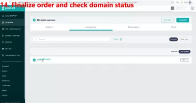Transfer Domain From Bluehost To Squarespace, Gandi Or Another Registrar Made Easy: 16 Steps With Pictures : 14. Finalize order and check domain status