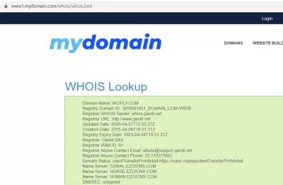 Where to register your domain name? : How to find out where my domain is registered using a whois service online