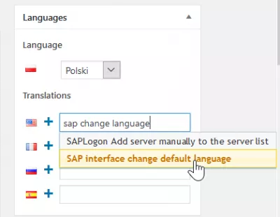 WordPress Polylang missing links : Use keywords to find the corresponding translated post