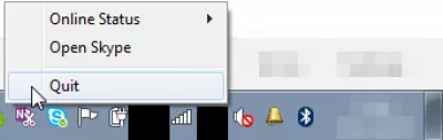 Ang XAMPP Apache Port 443 ay ginagamit : Mag-quit Skype mula sa taskbar