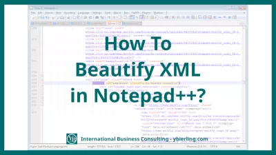 Så här formaterar du XML i Notepad ++ : XML Pretty Print Resultat i Notepad ++