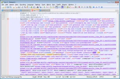 XML formatter Notepad++ XML plugin indent html : Unformatted XML file